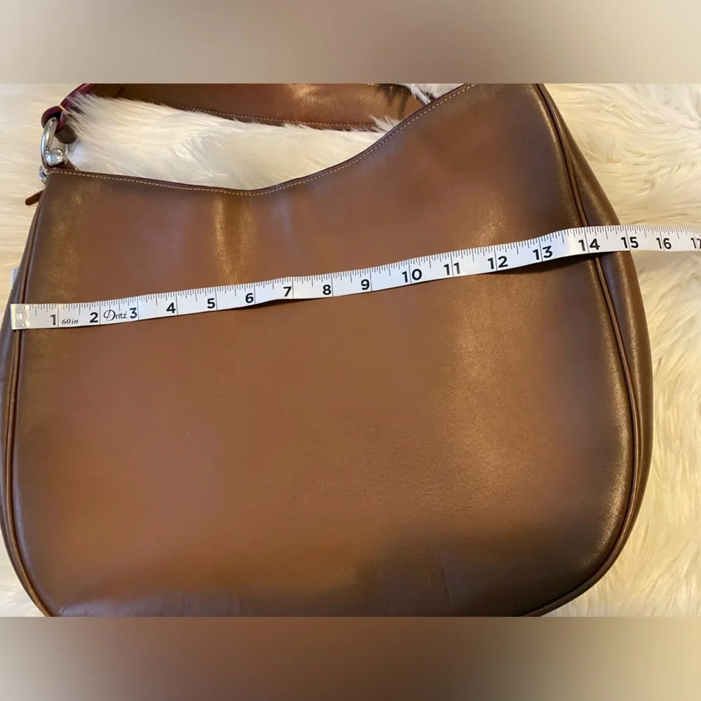 Coach Nomad hobo bag brown leather - Picture 9 of 11